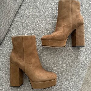 coach suede boots